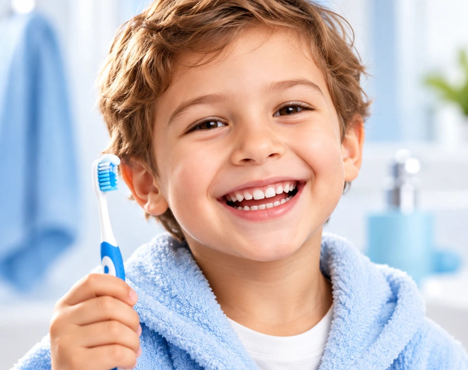 Illustrative oral-care imagery for Kids Oral Care